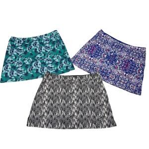 Tranquility by Colorado Clothing Set of Three Active Athletic Skorts Size L